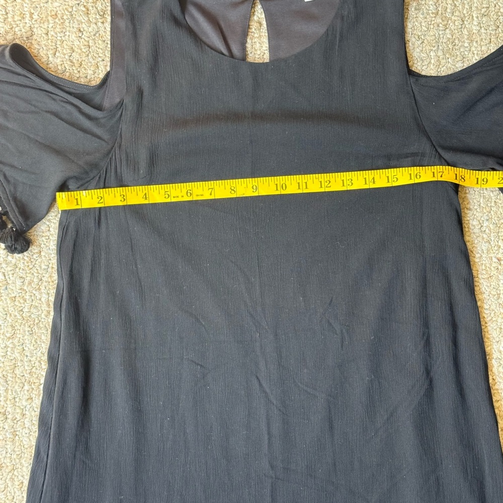 JODIFL Black Dress with Tassel Details Size Small - Picture 13 of 14